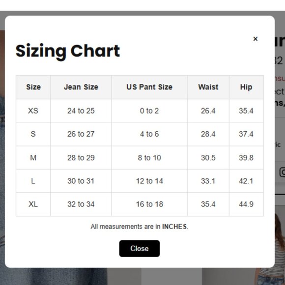 Mila Rosabella NWT medium/dark wash wide leg sweat pant jeans size M - Picture 12 of 12